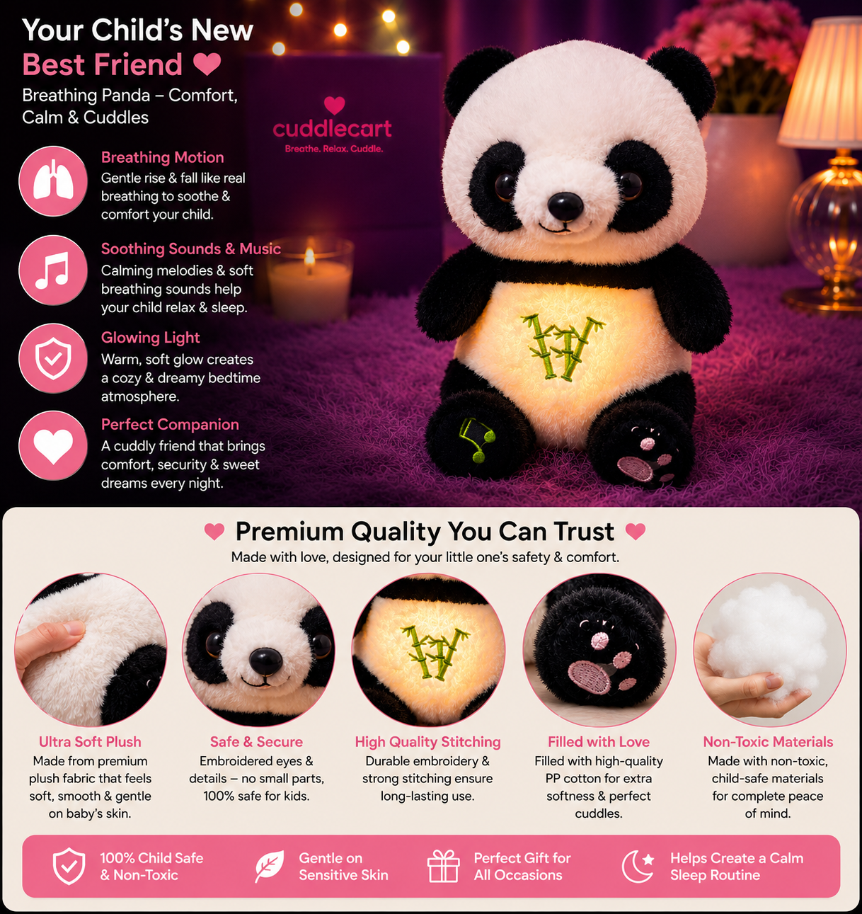 Musical Panda Plush