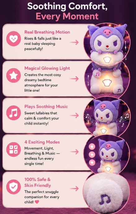 Kuromi Glow Plush