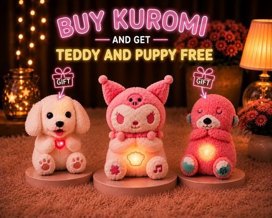 🎁 Buy kuromi and get Teddy+GlowPaws Puppy Free Gift