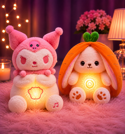 🌸🐰 Kawaii Dream Duo — Kuromi Glow Plush + Fluffy Bunny | Most Viral 2026 Combo | Save Big | CuddleCart