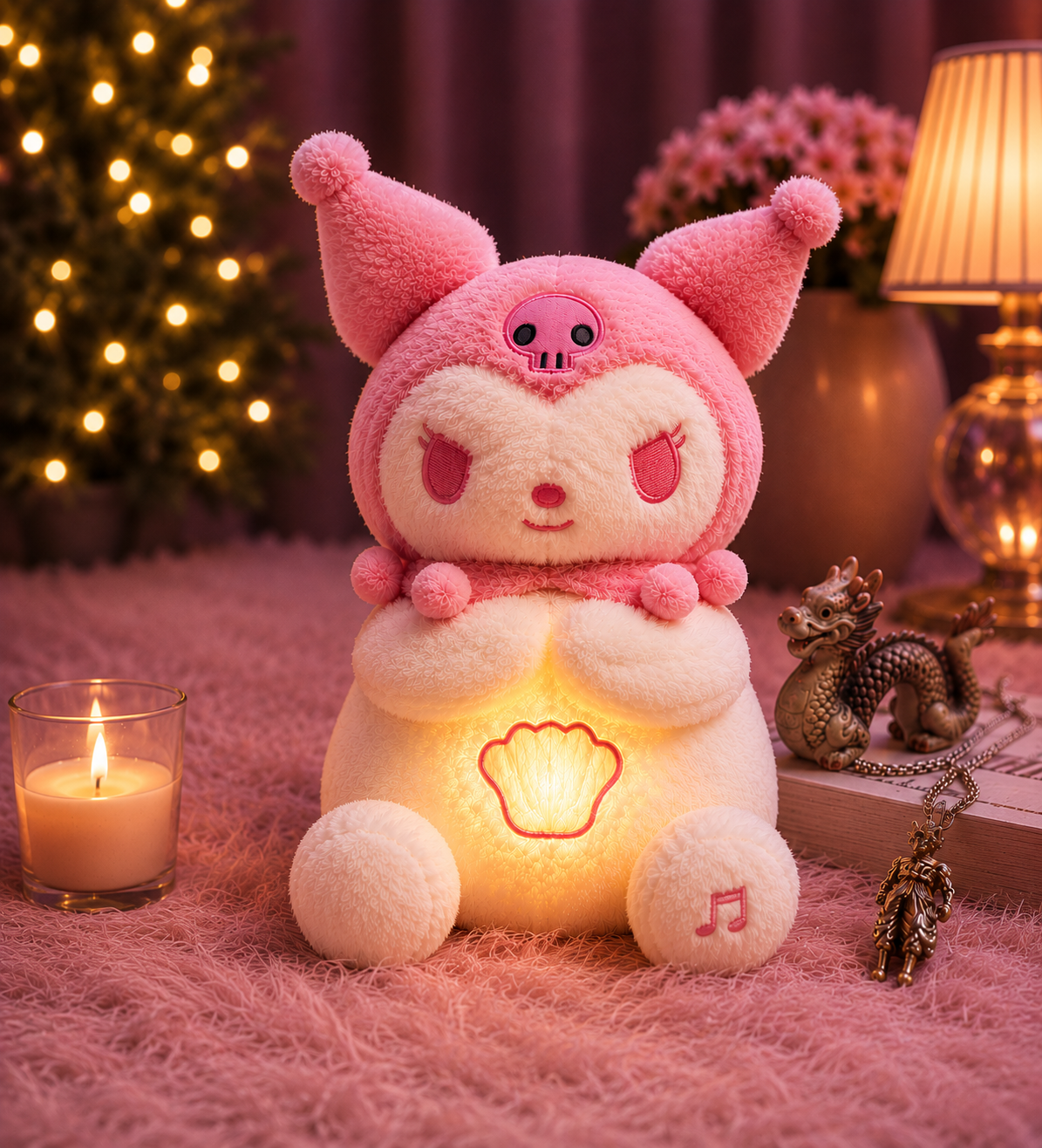 🌸🐰 Kawaii Dream Duo — Kuromi Glow Plush + Fluffy Bunny | Most Viral 2026 Combo | Save Big | CuddleCart